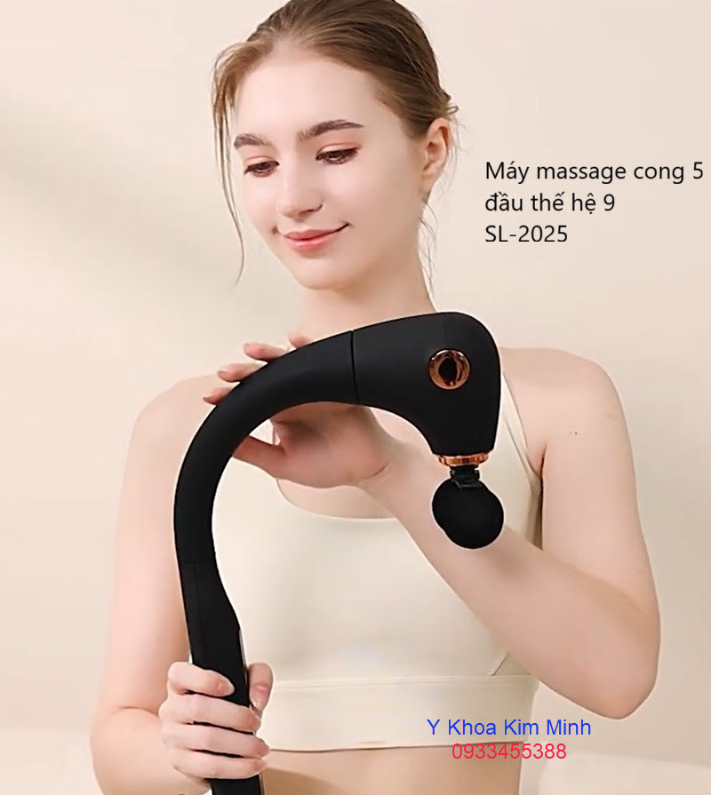 Máy massage cong 5 đầu thế hệ 9 SL-2025 bán ở Y Khoa Kim Minh