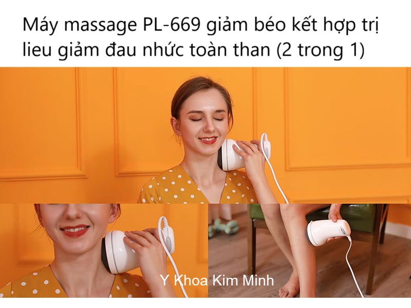 Máy massage giảm béo PL-669 kết hợp điều trị giảm đau nhức bán ở tphcm