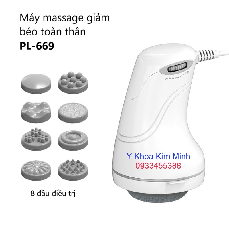 Máy massage giảm béo toàn thân 8 đầu PL-669