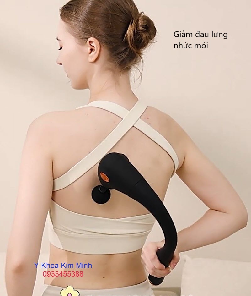 Máy massage giảm đau lưng nhức mỏi, giảm căng cơ lưng, sử dụng dễ dàng cho người già, người đau lưng tự sử dụng