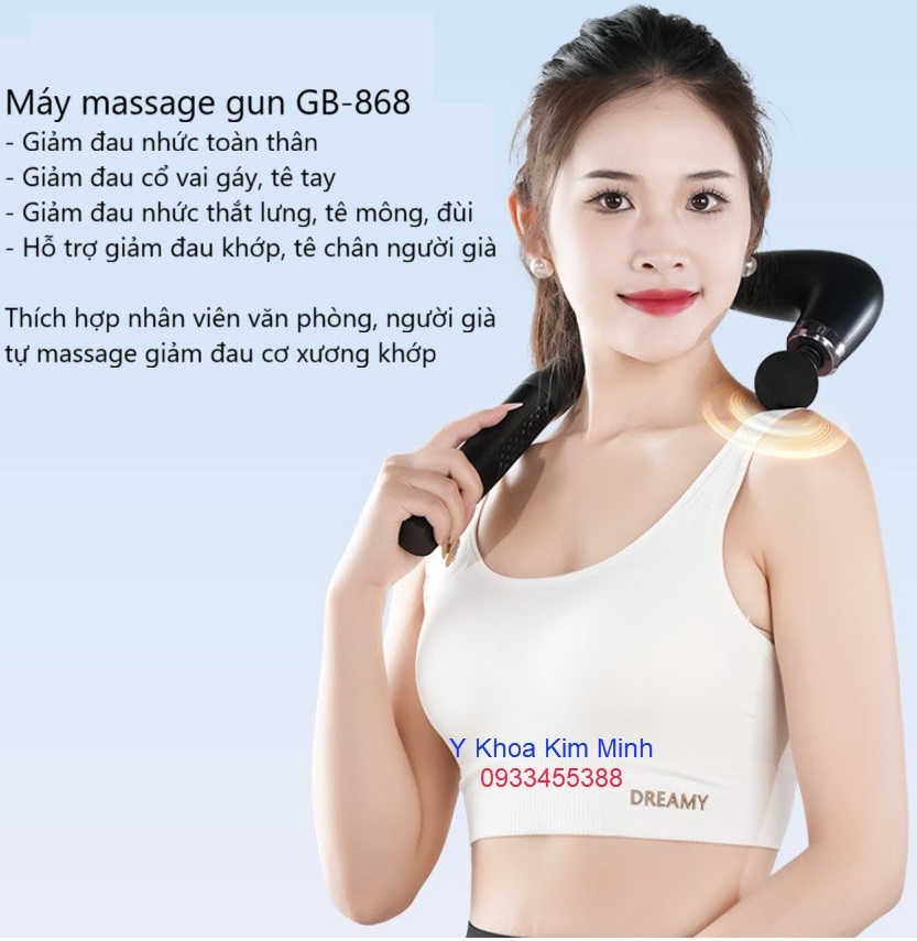 Máy masage gun GB-868 giá rẻ bán ở tphcm