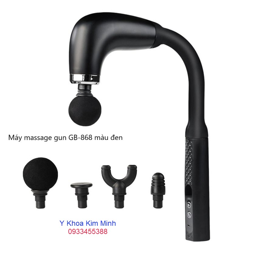 Máy massage gun giá rẻ GB-868 màu đen bán ở tphcm