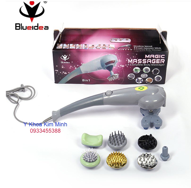 Máy massage toàn thân cầm tay 8 đâu Magic MS-999