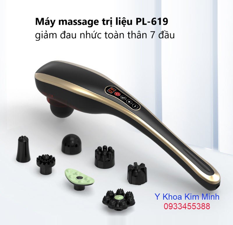 Máy massage trị liệu giảm đau nhức toàn thân 7 đầu PL-619