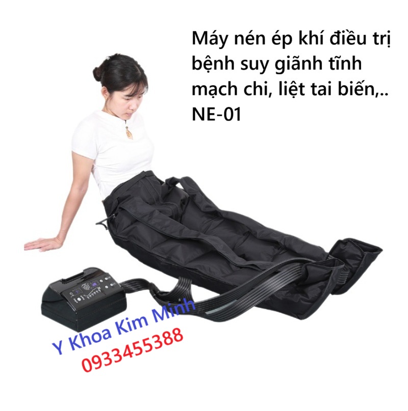 Máy nén ép khí NE-01 điều trị bệnh suy giãn tĩnh mạch chi, liệt tay chẩn, liệt nữa người sau đột quỵ, bệnh tai biến