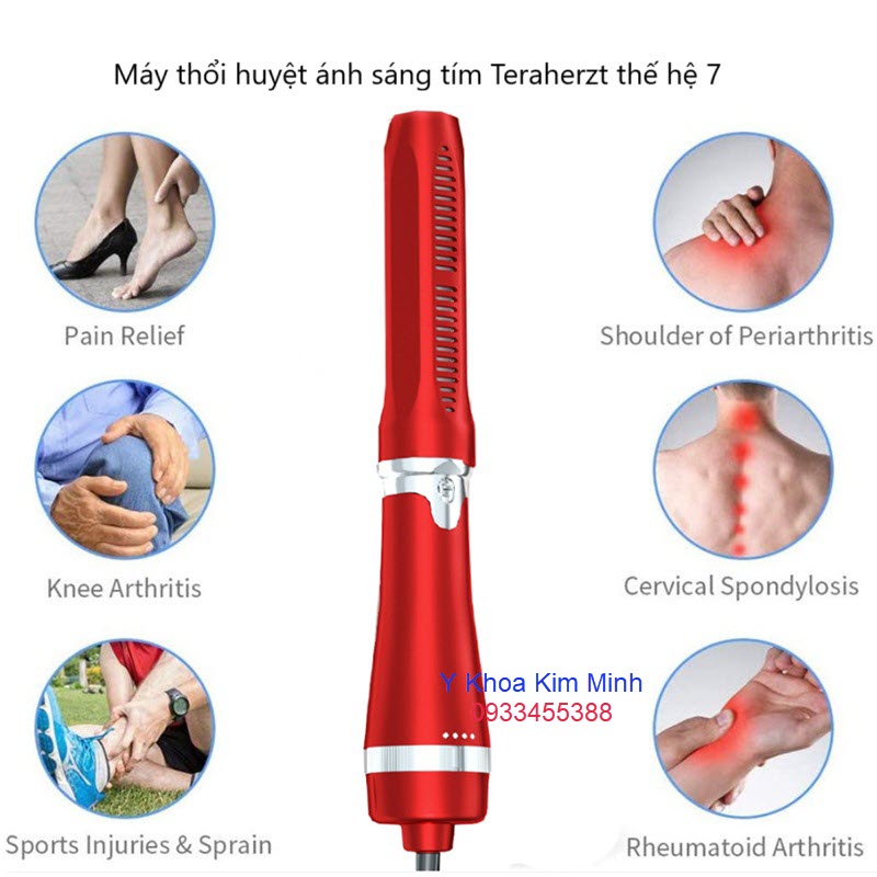 Máy thổi huyệt ánh sáng tím thế hệ 7 Terahertz bán ở tphcm
