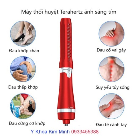 Máy thổi huyệt đông y giá rẻ dùng điều trị đau nhức xương khớp, thần kinh tọa đau cột sống