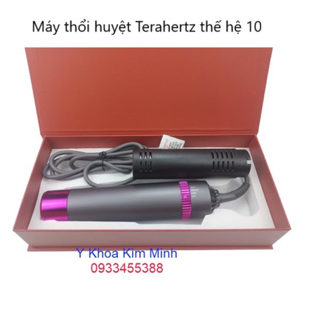 Máy thổi huyệt ánh sáng tím xanh dương Terahert mới nhất thế hệ 10