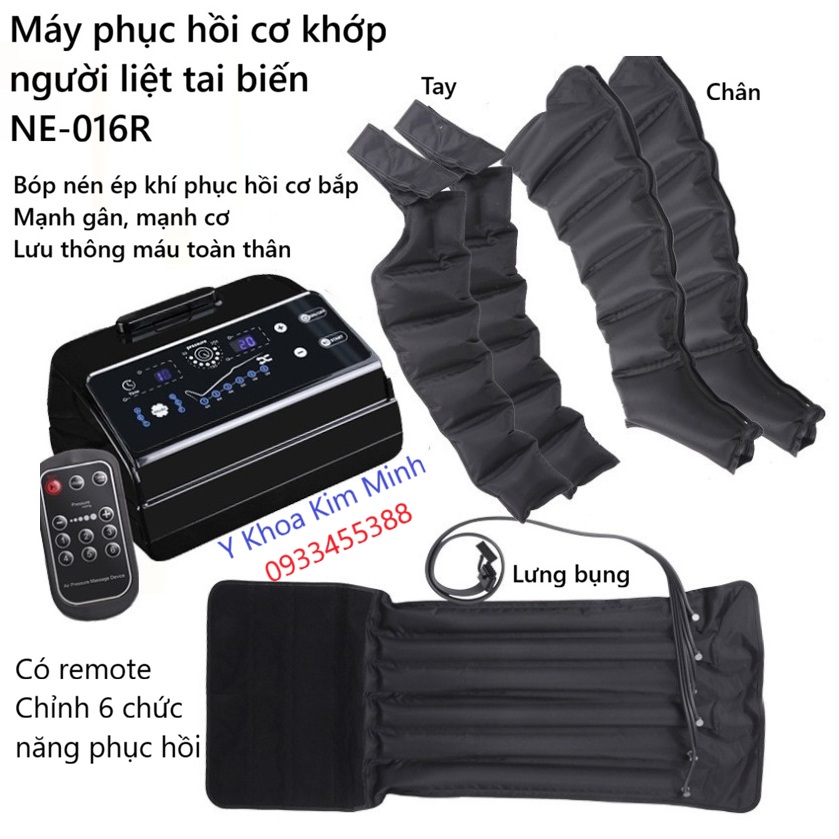 Máy trị liệu phục hồi tay chân cho người bị bệnh tai biến NE-016R bán ở Y Khoa Kim Minh