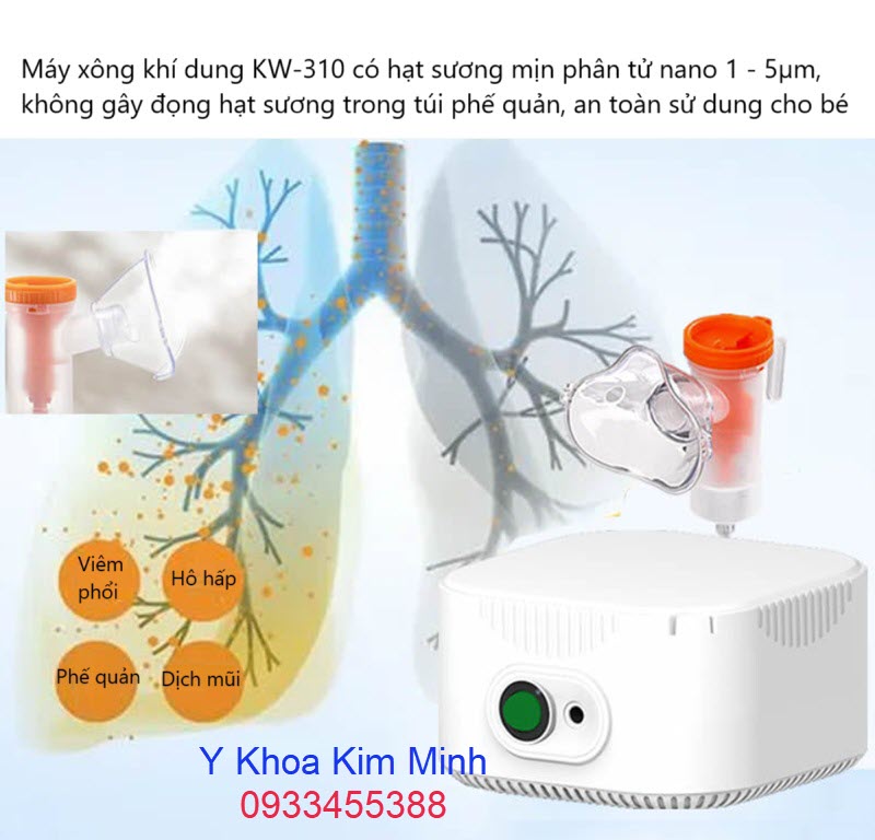 Máy xông khí dung cho bé KW-310