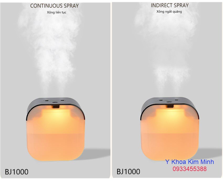 Máy xông tinh dầu sóng siêu âm 2 vòi BJ1000
