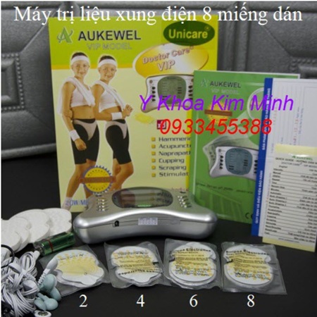 Máy xung điện 8 miếng dán Aukewel