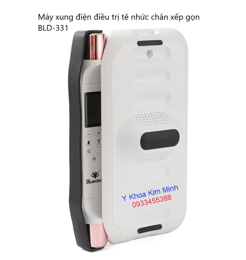 Máy xung điện điều trị tê nhức chân xếp gọn BLD-331