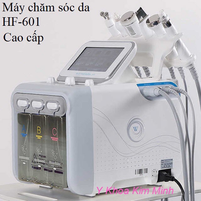Máy chăm sóc da 6 chức năng cao cấp HF-601 dùng cho spa thẩm mỹ viện - Y khoa Kim Minh
