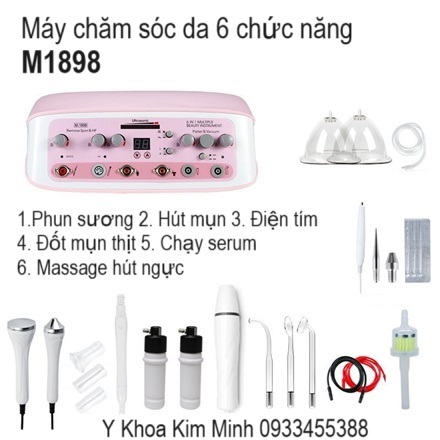 Máy chăm sóc da 6 chức năng M189 bán ở Y khoa Kim Minh