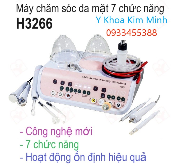 Máy chăm sóc da mặt 7 chức năng H3266 bán ở Y Khoa Kim Minh