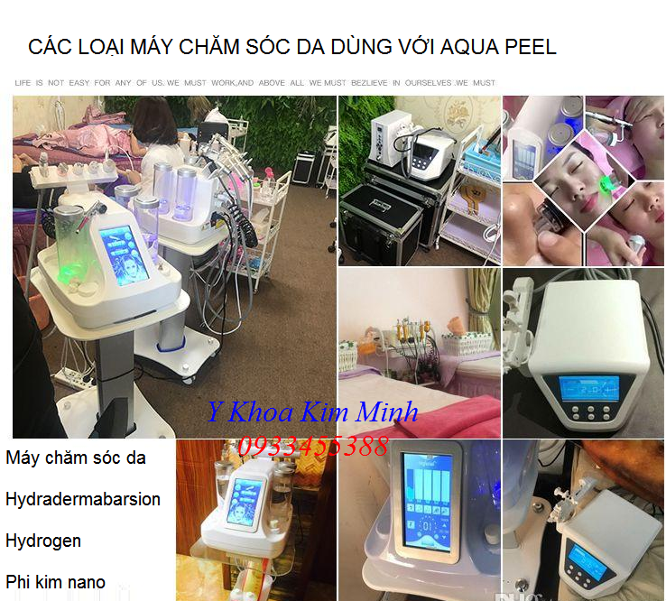 Các loại máy chăm sóc da sử dụng với Aqua Peel - Y Khoa Kim Minh