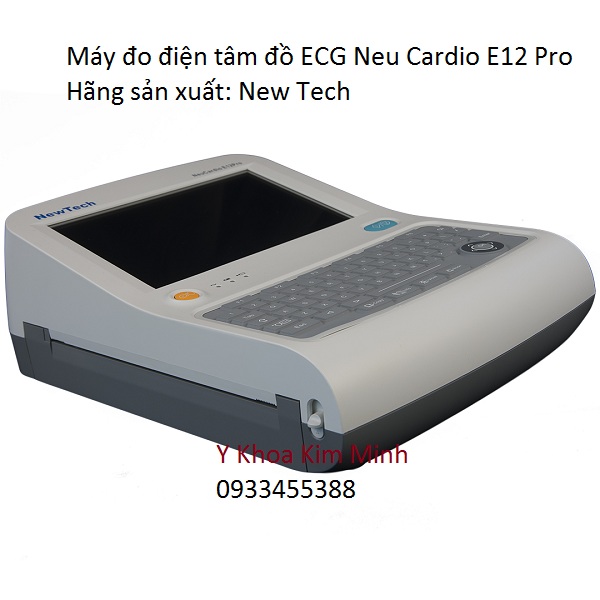Noi ban may do dien tim 12 kenh Neu Cardio E12 Pro hãng New Tech - Y Khoa Kim Minh