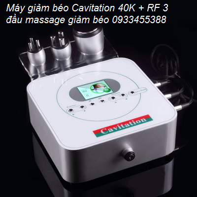 Máy giảm béo mini 3 đầu Cavitation 40K RF với kem giảm béo Purify Body Cream Hàn Quốc - Y khoa Kim Minh 0933455388