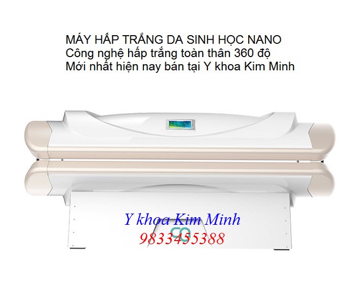Dòng máy tắm trắng da sinh học công nghệ nano mới nhất hiện nay - Y Khoa Kim Minh Máy hấp trắng da toàn thân công nghệ sinh học nano KTC-01 - Y khoa Kim Minh