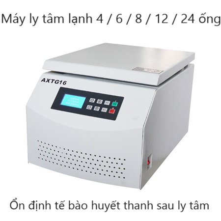 Máy ly tâm lạnh, máy ly tâm máu dùng tách huyết tương giàu tiểu cầu