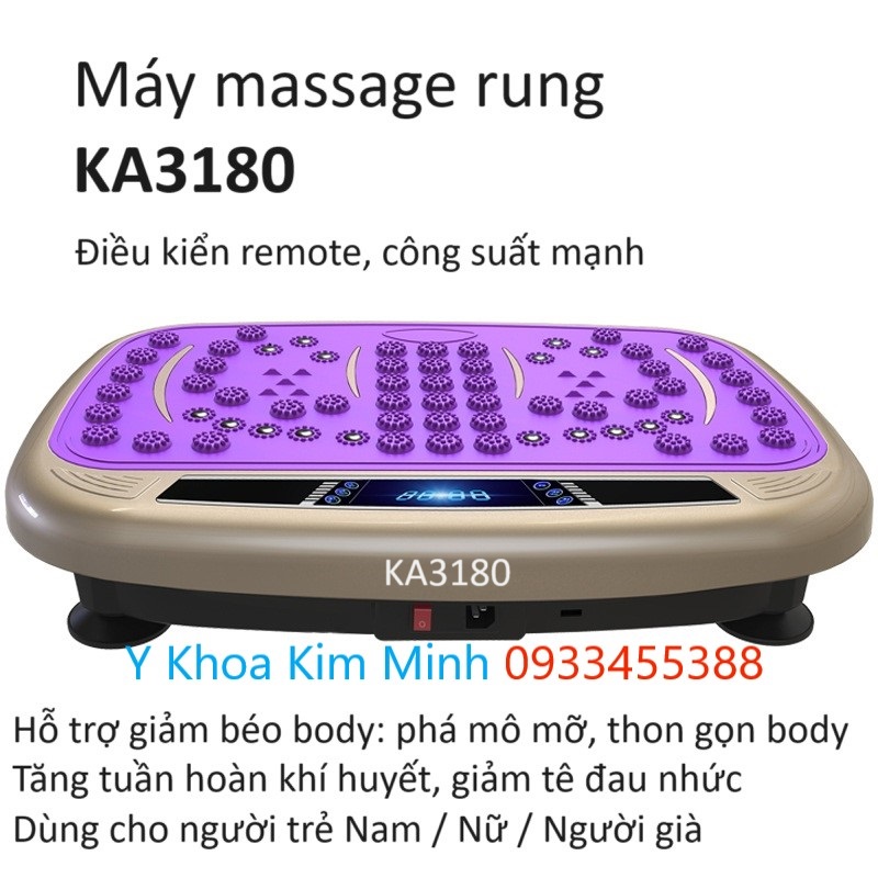 Máy massage rung giảm béo body KA3180 bán ở Tp.HCM