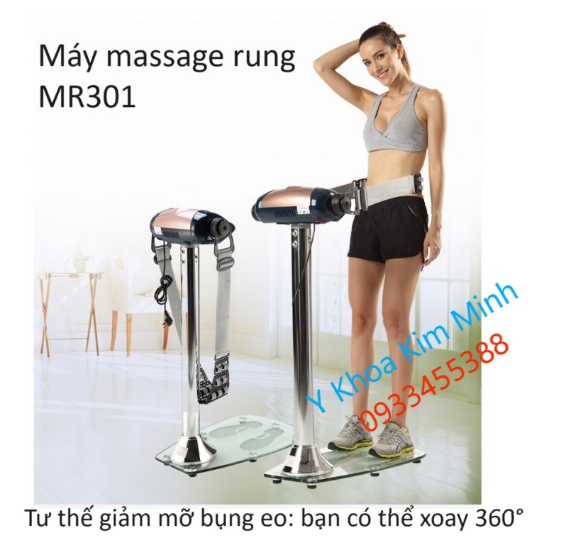 Máy massage rung MR301 giúp giảm béo bụng eo nhanh chóng tại nhà