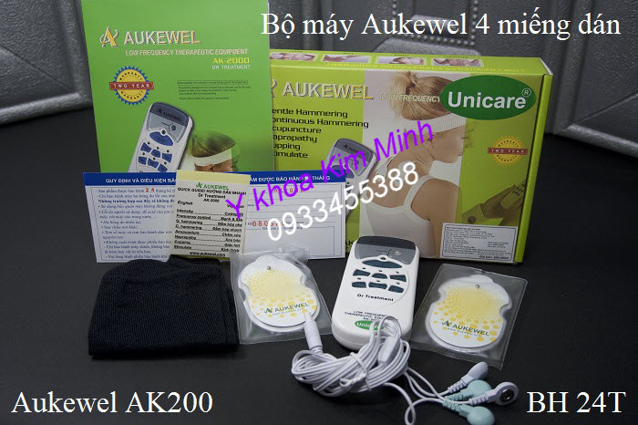 Máy massage xung điện 4 miếng dán Aukewel AK2000 bán tại Tp.HCM - Y Khoa Kim Minh