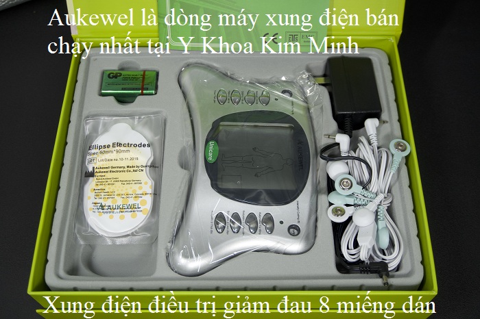 Dòng máy xung điện điều trị giảm đau bàn miếng dán Aukewel VIP bán chạy nhất tại Y Khoa Kim Minh