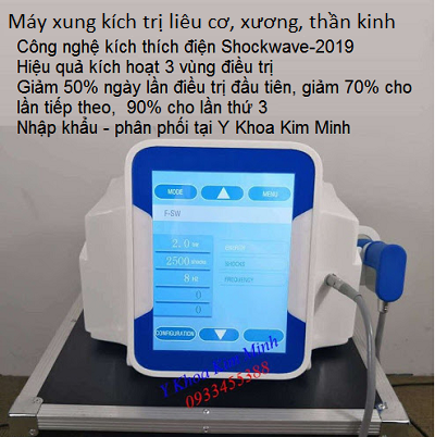 Máy xung kích chữa đau cơ xương khớp - Y khoa Kim Minh