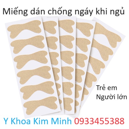 Miếng dán chống ngáy khi ngũ dùng cho trẻ em, miếng dán thông mũi khi ngủ