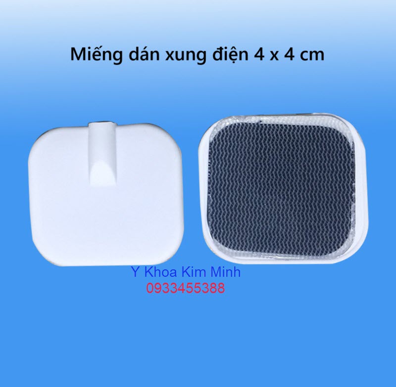 Cặp miếng dán xung điện trị liệu 4 x 4cm