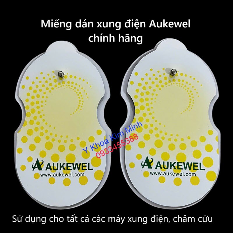 Miếng dán xung điện Aukewel chính hãng, cặp 2 miếng/bịch