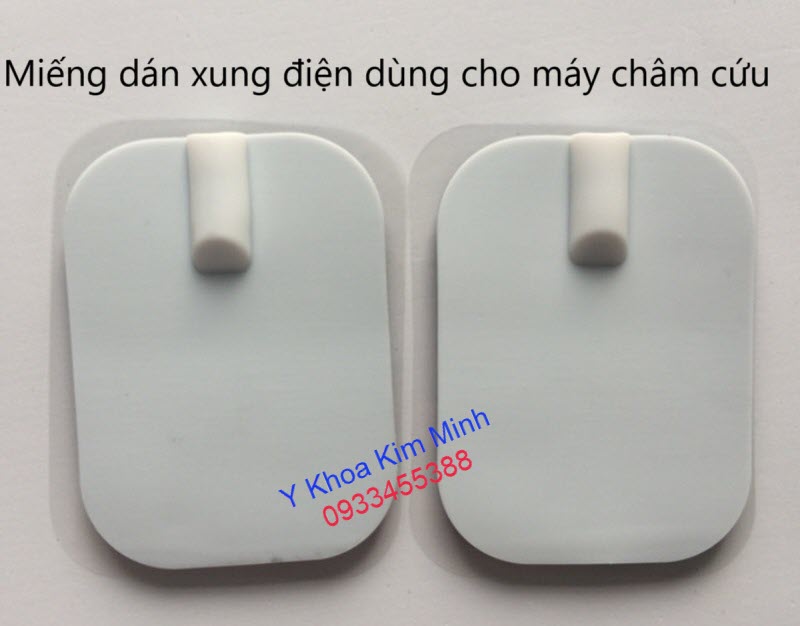 Cặp miếng dán xung điện máy châm cứu, máy điện châm