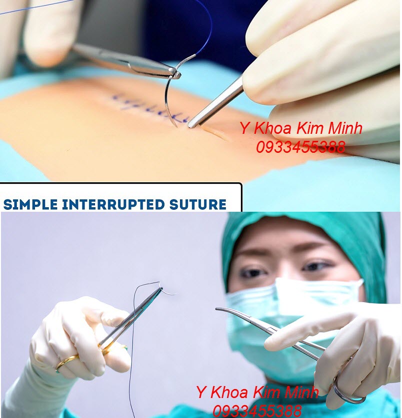 Miếng da giả silicon 3 lớp học khâu chỉ phẫu thuật - Y khoa Kim Minh