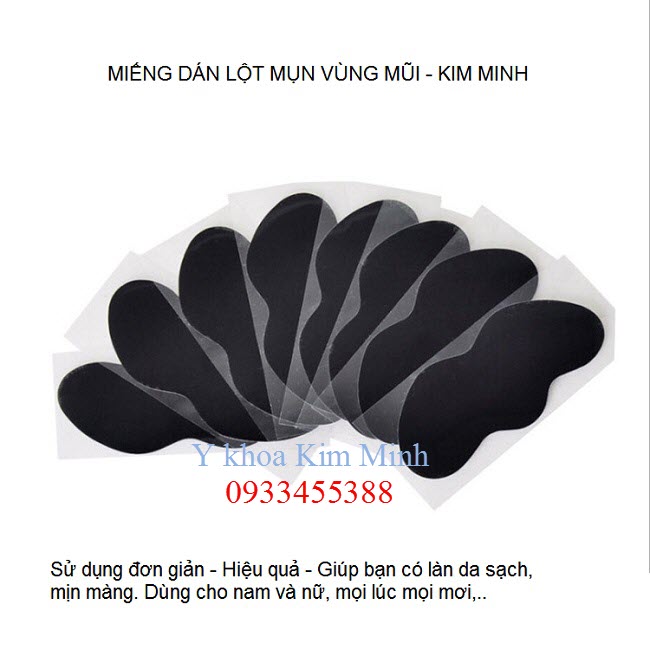 Miếng dán lột mụn vùng mũi làm sạch da - Y Khoa Kim Minh Miếng dán lột mụn làm sạch da vùng mũi - Y Khoa Kim Minh 0933455388