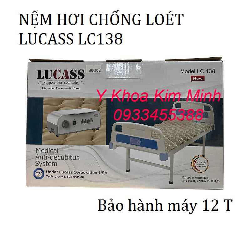 Nệm hơi chống loét Lucass LC138 bán ở Y Khoa Kim Minh