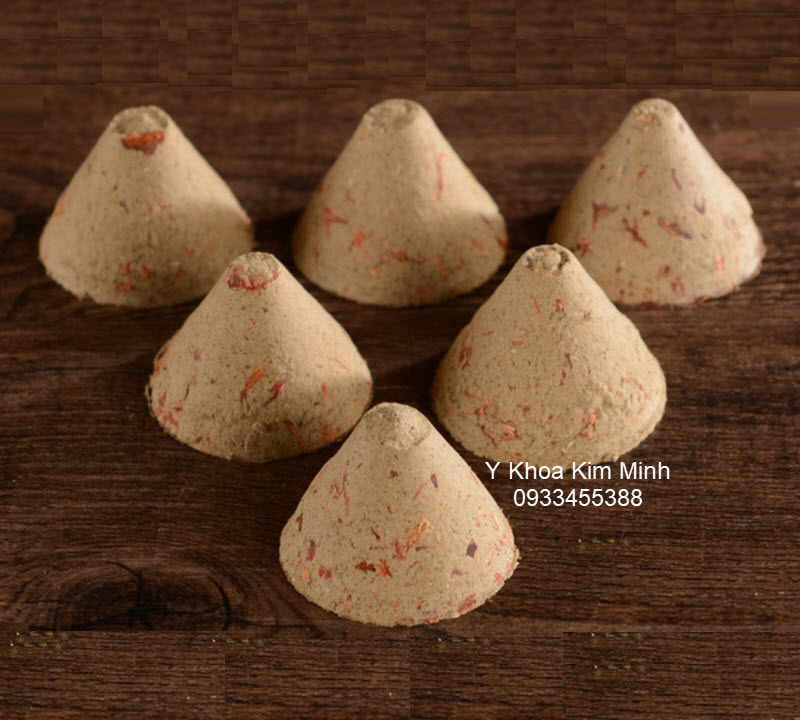 Nhang ngải cứu viên có lỗ hình tháp