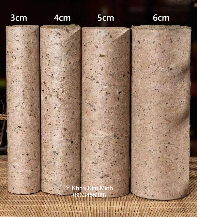 Nhang ngải cứu dâu tằm kích thước 3cm, 4cm, 5cm, 6cm