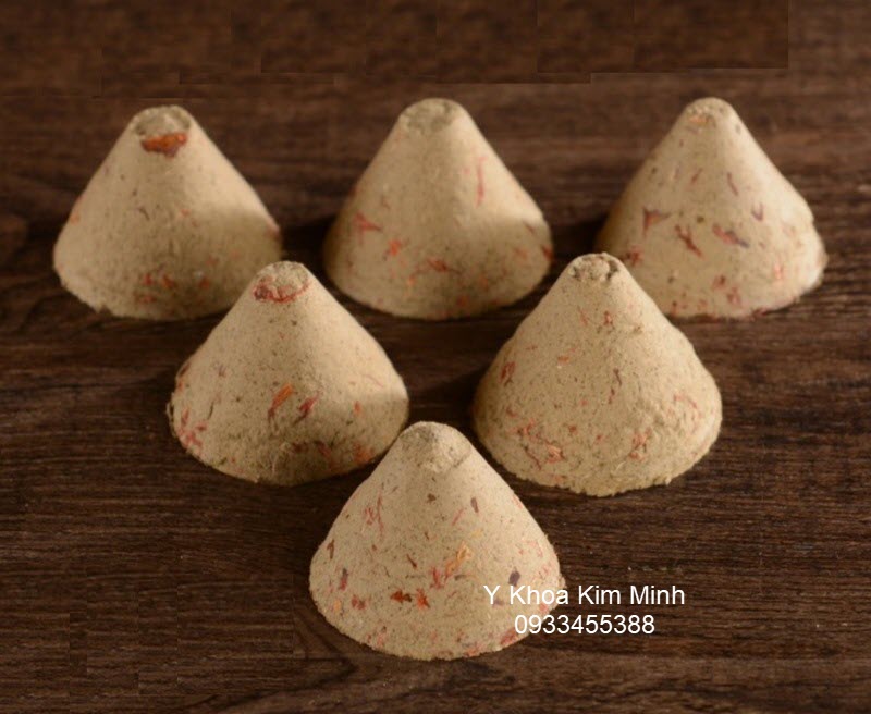 Viên nhang ngải cứu cố lỗ hình bánh ú bán ở tphcm