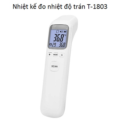 Thermometer Infrared T-1803 là nhiệt kế điện tử đo trán giá rẻ - Y khoa Kim Minh