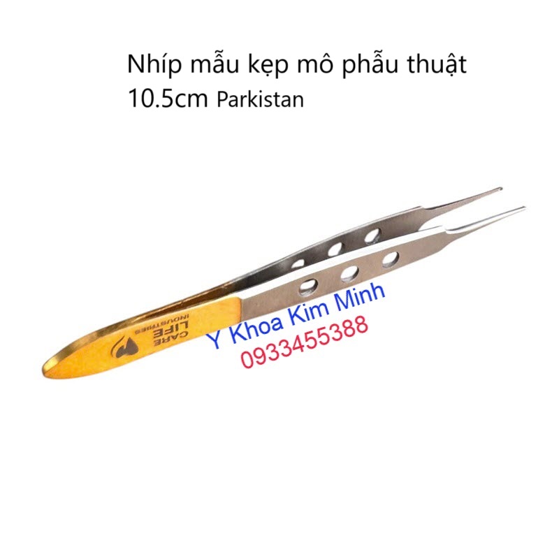 Nhíp y tế có mấu kẹp mô phẫu thuật 10,5cm Parkistan