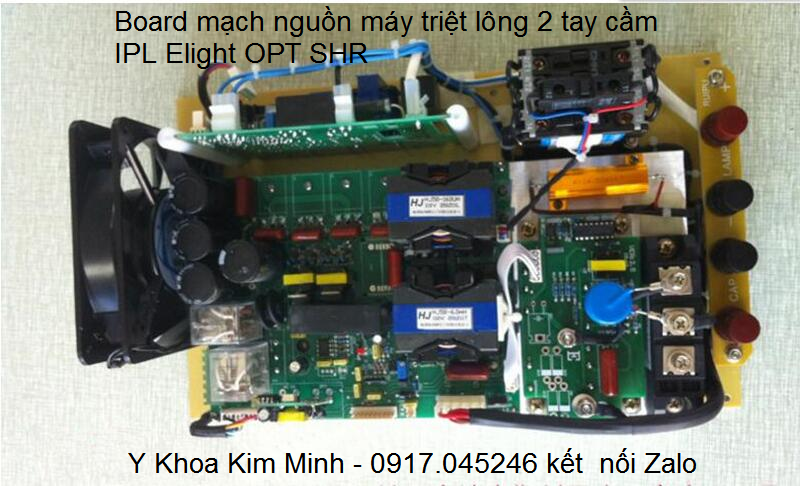 Nơi bán board tụ nguồn máy triệt lông IPL ELight OPT SHR, Laser Yag tại Tp Hồ Chí Minh - Y Khoa Kim MInh 0933455388