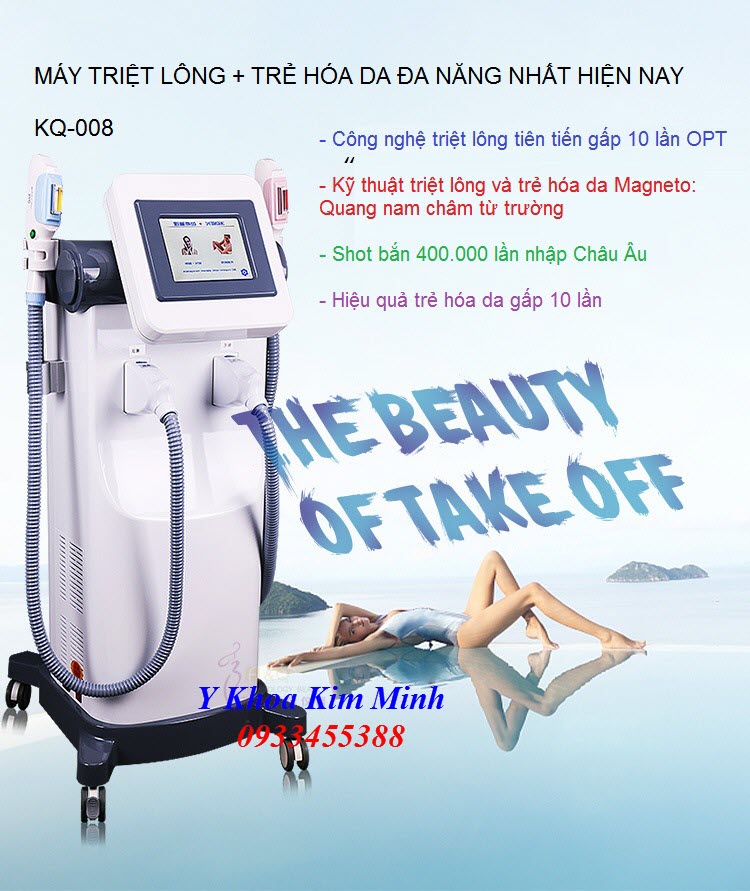 Nơi bán máy triệt lông trẻ hóa da Magneto Elight HR SR KQ-008 tại Tp Hồ Chí Minh - Y Khoa Kim Minh 0933455388