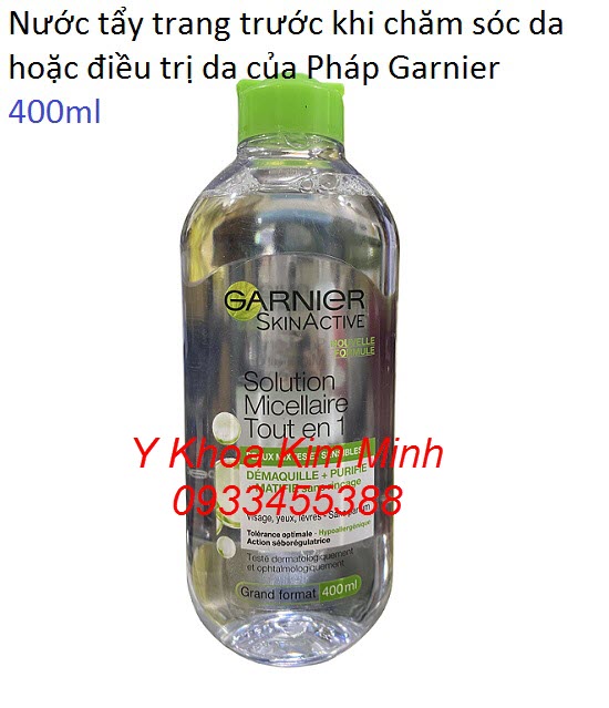 Nước tẩy trang của Pháp Garnier Skincare Nouwelle Formulle - Y khoa Kim Minh