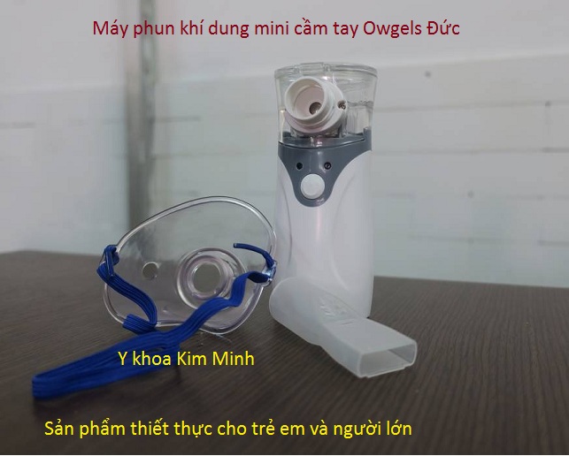 Máy xông mũi họng mini cầm tay dùng cho trẻ em nhập khẩu Đức - Y Khoa Kim Minh