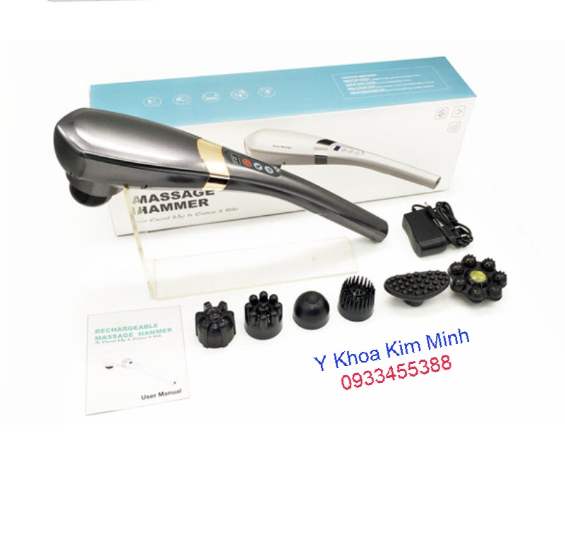 Máy massage pin sạc tích điện 7 đầu điều trị