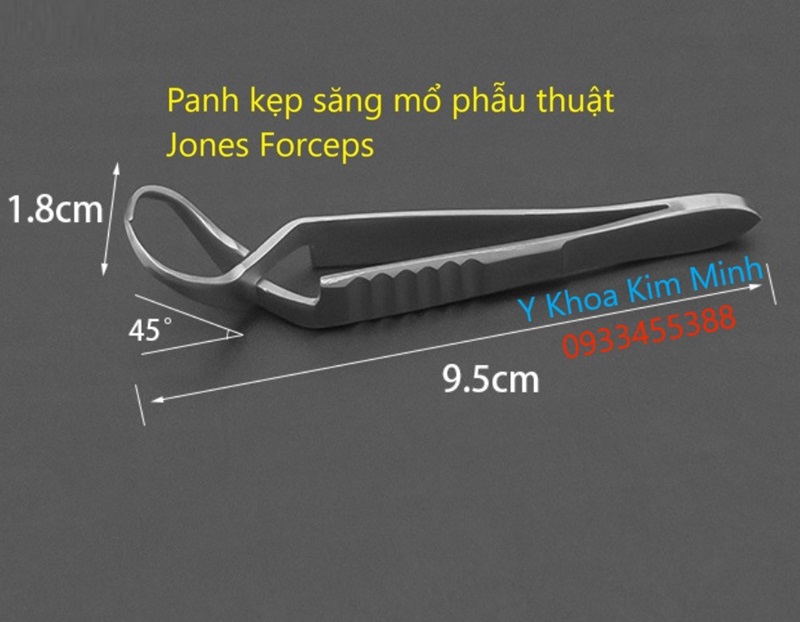 Pen kẹp săng mổ phẫu thuật y tế dài 9.5cm