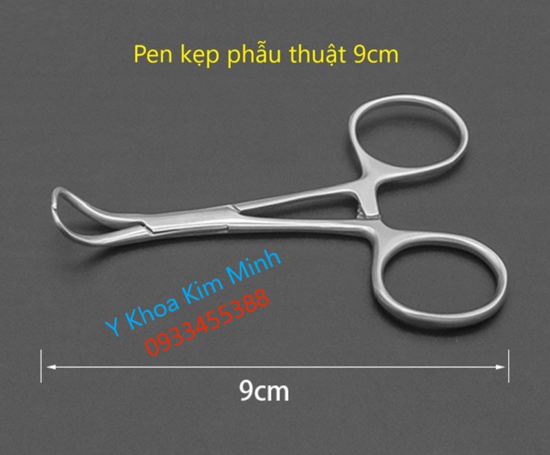 Panh phẫu thuật y tế kẹp săng mổ 9cm