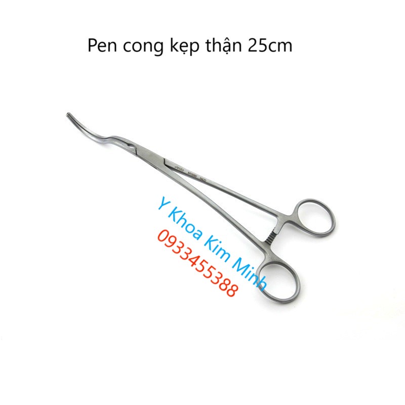 Pen kẹp phẫu thuật thận dùng trong phòng mổ y tế dài 25cm